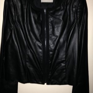 Jason Wu Black Lambskin Leather Jacket